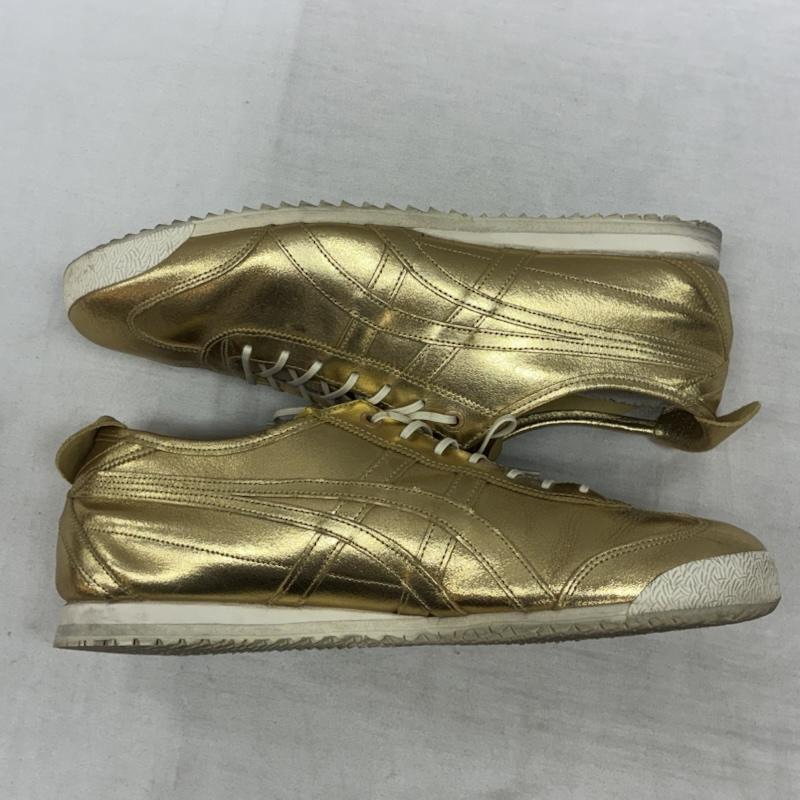 オニツカタイガー ONITSUKA TIGER スニーカー スニーカー MEXICO 66 SD メキシコ ピュアゴールド ローカット スニーカー 28.5cm メンズ USED 古着 中古 50160248