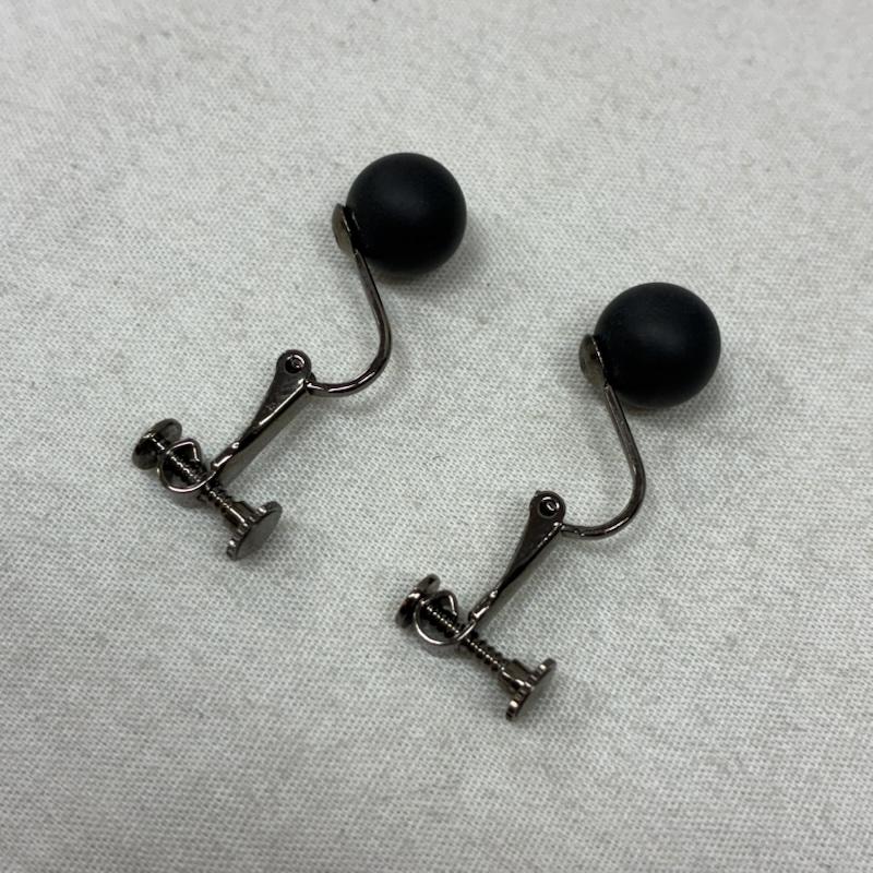 古着 USED アクセサリー ネックレス、ペンダント PETITSOIR 東京ソワール マグネット式 パール ネックレス イヤリング マットブラック フォーマル - レディース USED 古着 中古 50160254
