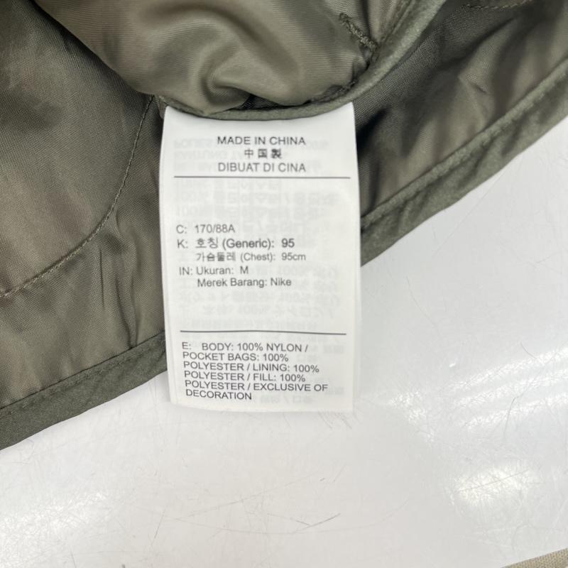 ナイキ NIKE ジャケット、上着 ジャケット、ブレザー ダブル スウッシュ キルテッド ジャケット DM1247-380 M ワンポイント カーキ / カーキ / khaki メンズ USED 古着 中古 50160259