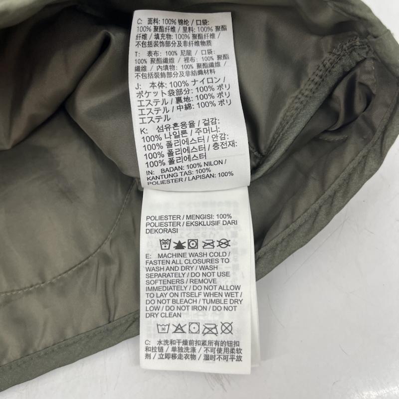 ナイキ NIKE ジャケット、上着 ジャケット、ブレザー ダブル スウッシュ キルテッド ジャケット DM1247-380 M ワンポイント カーキ / カーキ / khaki メンズ USED 古着 中古 50160259