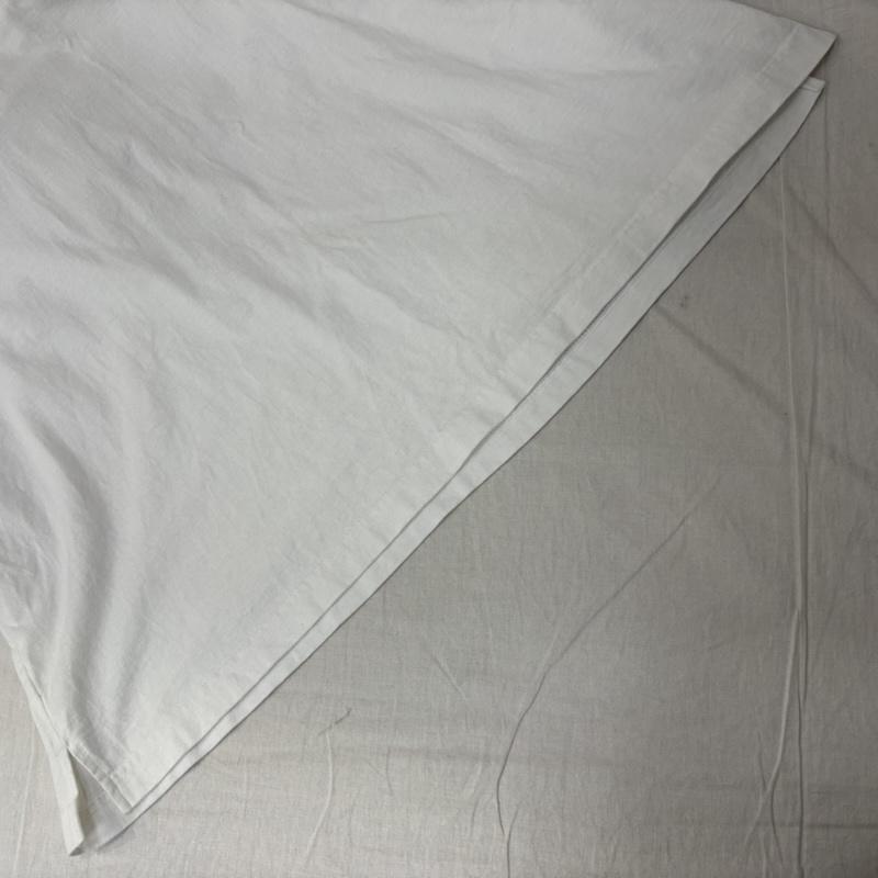 ユニウ゛ァーサルティシュ UNIVERSAL TISSU シャツ、ブラウス 七分袖 UNIVERSAL SEVEN USAコットンコンボスリーブプルオーバ white 日本製 コットンブラウス - 無地 白 / ホワイト / white レディース USED 古着 中古 50160262