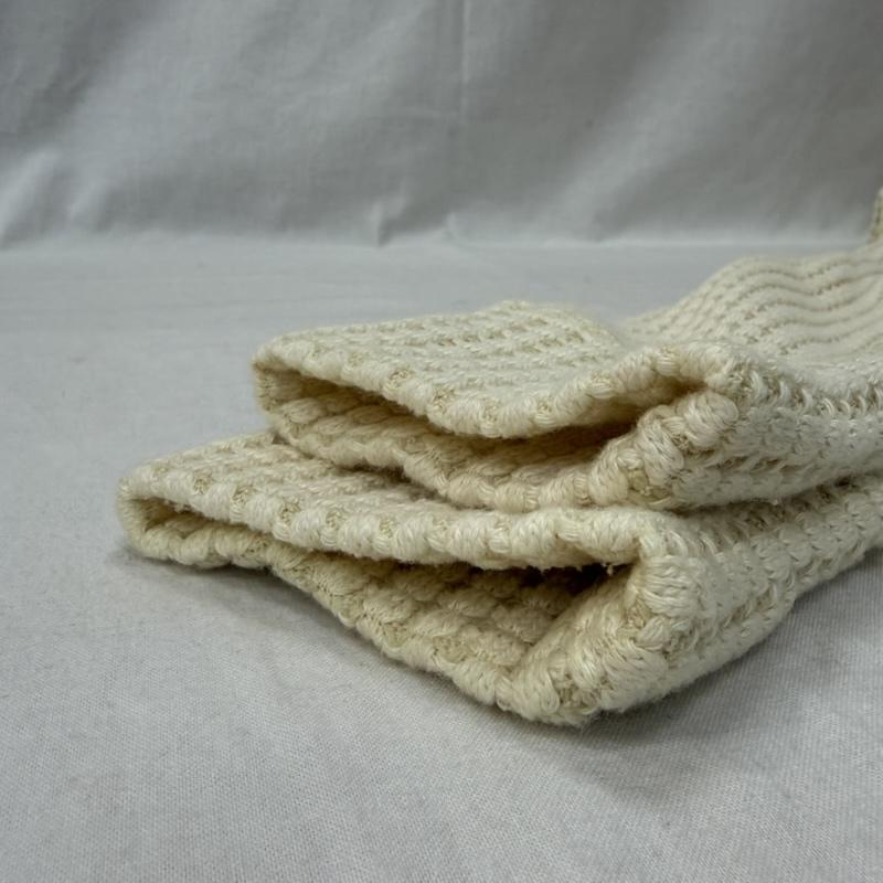 シーグリーン Seagreen パーカー 長袖 msea24s0846-m BIG WAFFLE HOODIE cream SIZE:4(XL) ダブルジップ XL 無地 アイボリー / アイボリー / メンズ USED 古着 中古 50160266