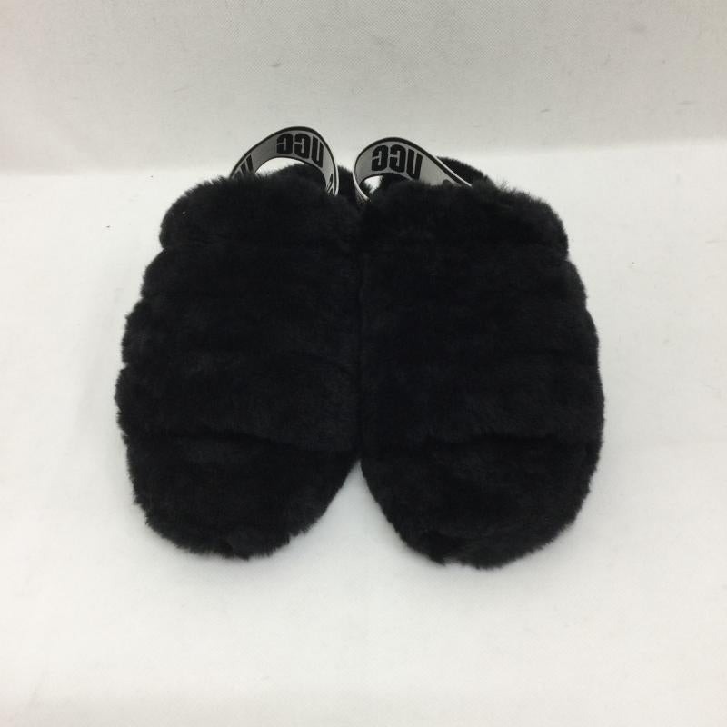 アグ UGG サンダル サンダル アグ UGG サンダル FLUFF YEAH SLIDE フラッフ イヤー スライド 1095119 25.0cm 黒 / ブラック / black レディース USED 古着 中古 50160271