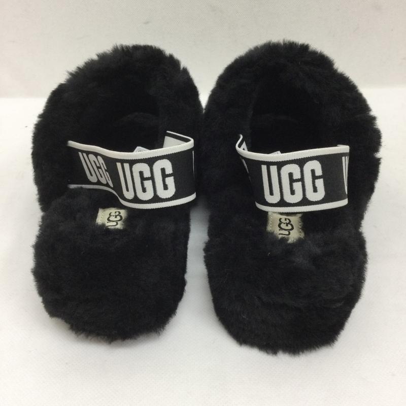 アグ UGG サンダル サンダル アグ UGG サンダル FLUFF YEAH SLIDE フラッフ イヤー スライド 1095119 25.0cm 黒 / ブラック / black レディース USED 古着 中古 50160271