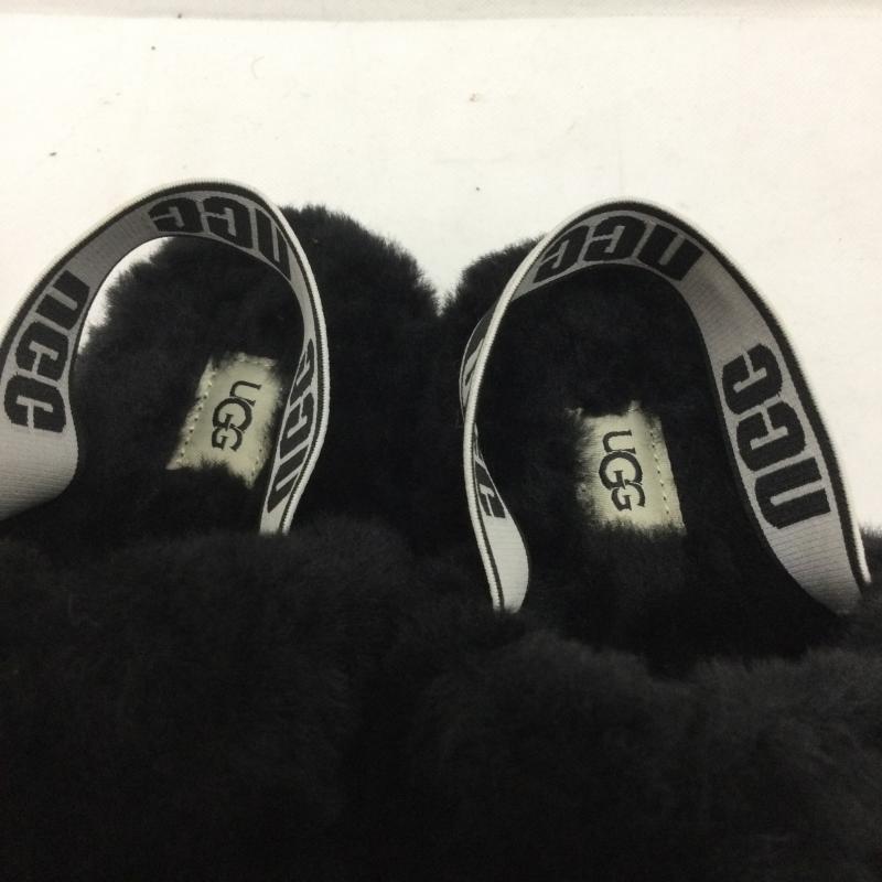 アグ UGG サンダル サンダル アグ UGG サンダル FLUFF YEAH SLIDE フラッフ イヤー スライド 1095119 25.0cm 黒 / ブラック / black レディース USED 古着 中古 50160271