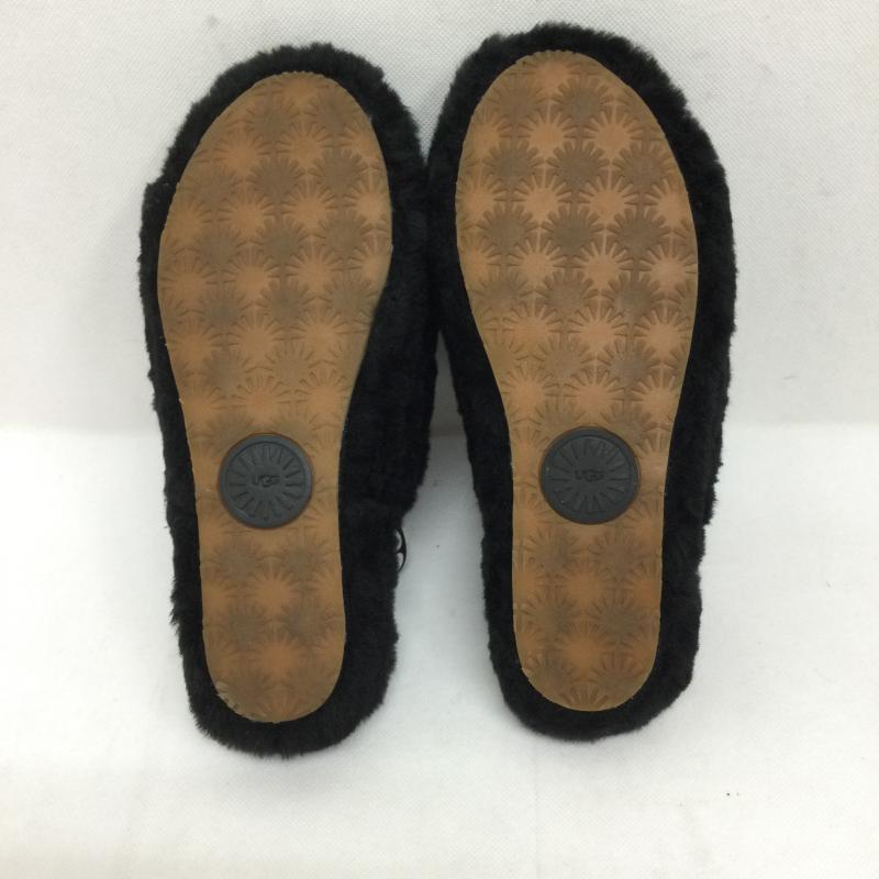 アグ UGG サンダル サンダル アグ UGG サンダル FLUFF YEAH SLIDE フラッフ イヤー スライド 1095119 25.0cm 黒 / ブラック / black レディース USED 古着 中古 50160271