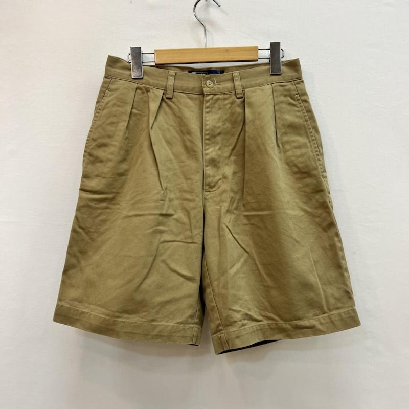 ポロバイラルフローレン Polo by RALPH LAUREN パンツ ショートパンツ 90s TYLER SHORT ポロチノ タック ショート パンツ 30インチ ベージュ / ベージュ / beige メンズ USED 古着 中古 50160287