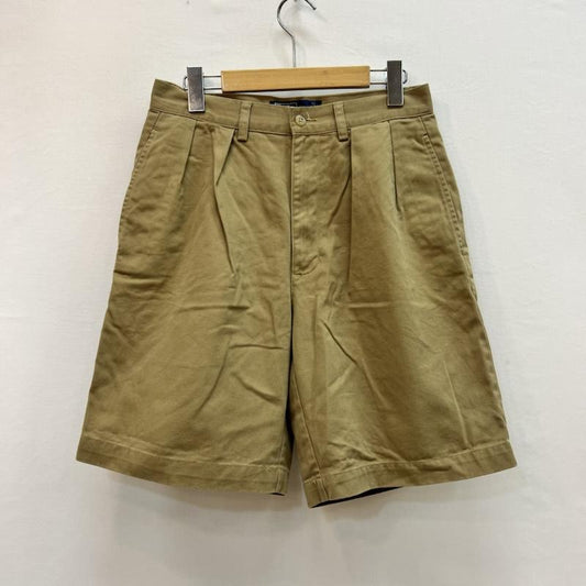 ポロバイラルフローレン Polo by RALPH LAUREN パンツ ショートパンツ 90s TYLER SHORT ポロチノ タック ショート パンツ 30インチ ベージュ / ベージュ / beige メンズ USED 古着 中古 50160287