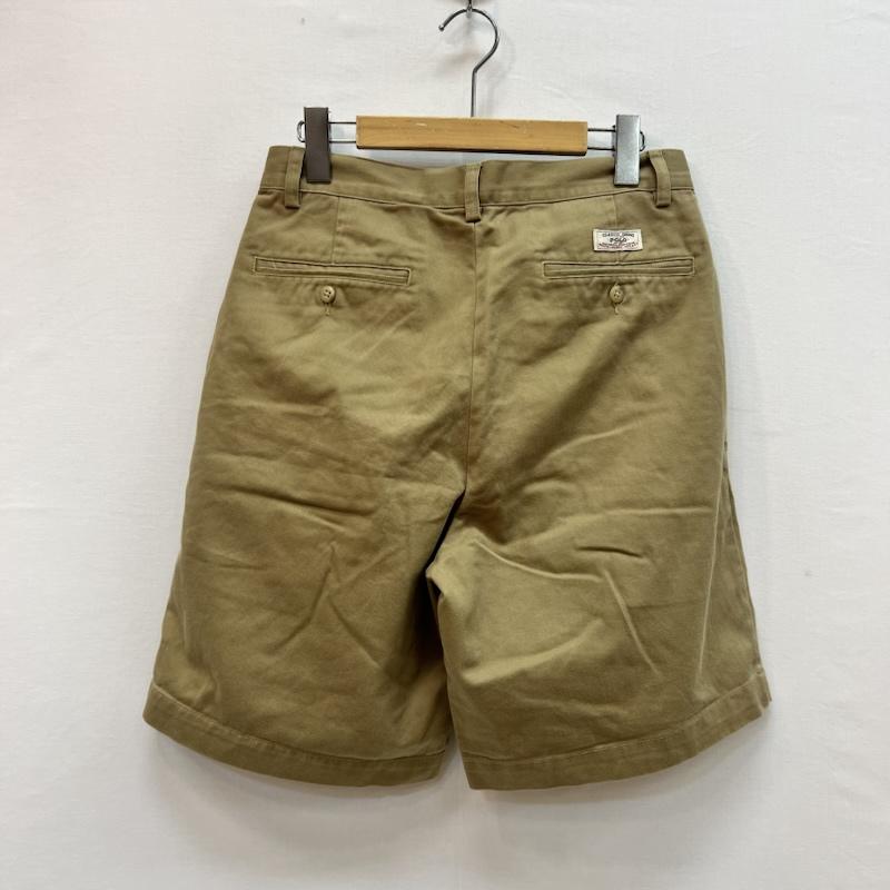 ポロバイラルフローレン Polo by RALPH LAUREN パンツ ショートパンツ 90s TYLER SHORT ポロチノ タック ショート パンツ 30インチ ベージュ / ベージュ / beige メンズ USED 古着 中古 50160287