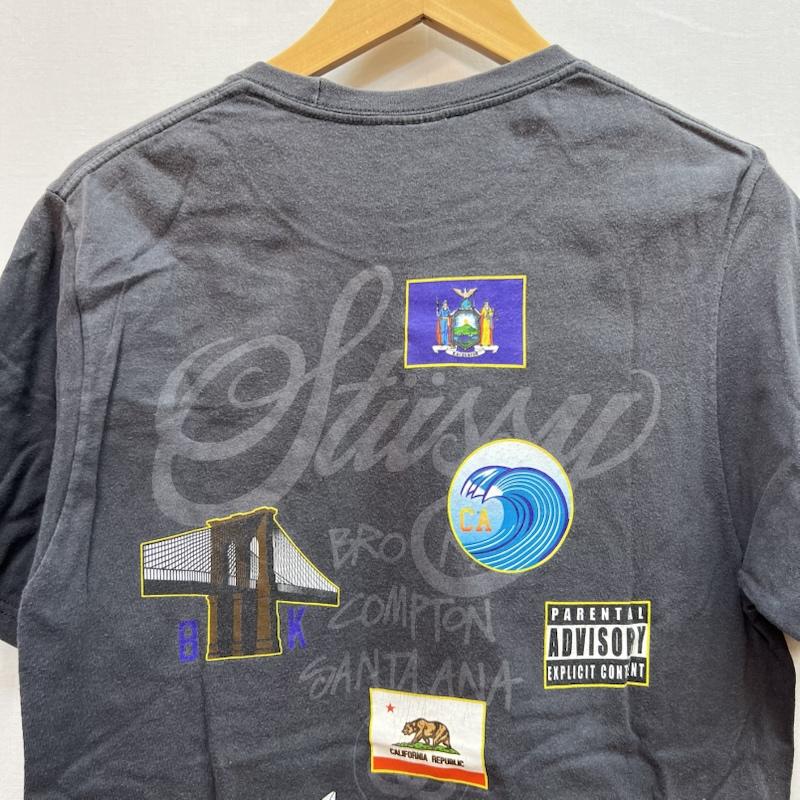 ステューシー STUSSY Tシャツ 半袖 ワールドツアー ロゴ Tシャツ S メンズ USED 古着 中古 50160298
