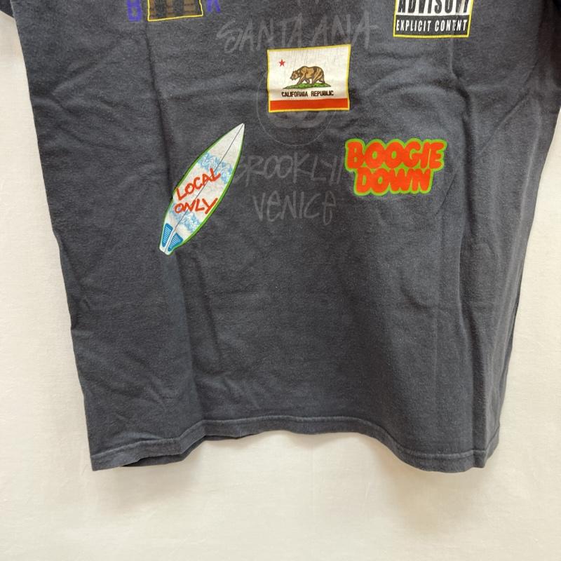 ステューシー STUSSY Tシャツ 半袖 ワールドツアー ロゴ Tシャツ S メンズ USED 古着 中古 50160298