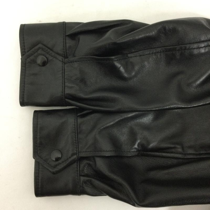 リューグーレザーズ Liugoo Leathers ジャケット、上着 レザージャケット Liugoo Leathers 本革 レザースカジャン メンズ リューグーレザーズ 龍刺繍 虎刺繍 L 刺繍 黒 / ブラック / black メンズ USED 古着 中古 50160300