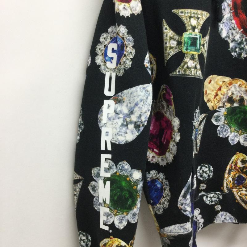 シュプリーム Supreme パーカー 長袖 シュプリーム Supreme Jewels Hooded Sweatshirt パーカー ブラック S 総柄 黒 / ブラック / black メンズ USED 古着 中古 50160303