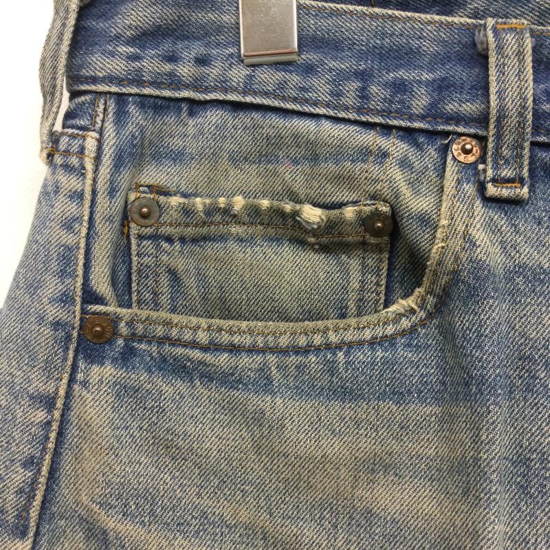 リーバイス Levi s パンツ デニム、ジーンズ Levi s リーバイス 2501-0117 デニムパンツ ロングレングスモデル 刻印524 36インチ 無地 インディゴ / インディゴ / Indigo メンズ USED 古着 中古 50160305