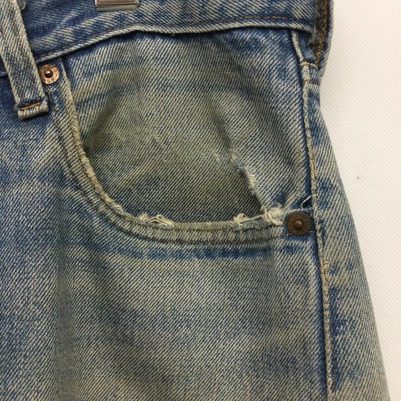 リーバイス Levi s パンツ デニム、ジーンズ Levi s リーバイス 2501-0117 デニムパンツ ロングレングスモデル 刻印524 36インチ 無地 インディゴ / インディゴ / Indigo メンズ USED 古着 中古 50160305
