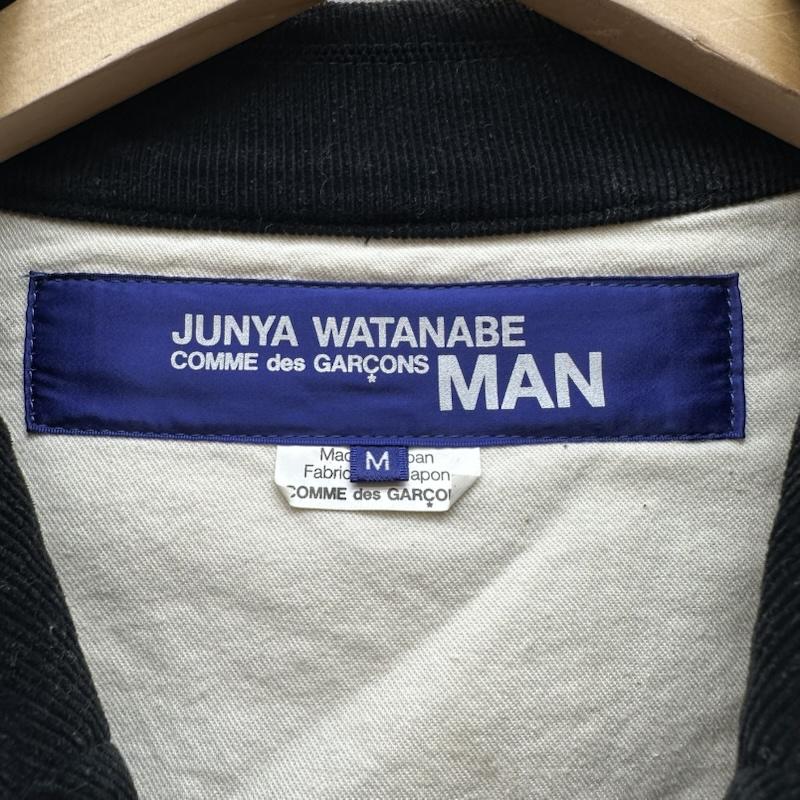 ジュンヤワタナベコムデギャルソンマン JUNYA WATANABE COMME des GARCONS MAN コート ピーコート 02AW コーデュロイ ピーコート YG-C030 M 黒 / ブラック / black メンズ USED 古着 中古 50160309