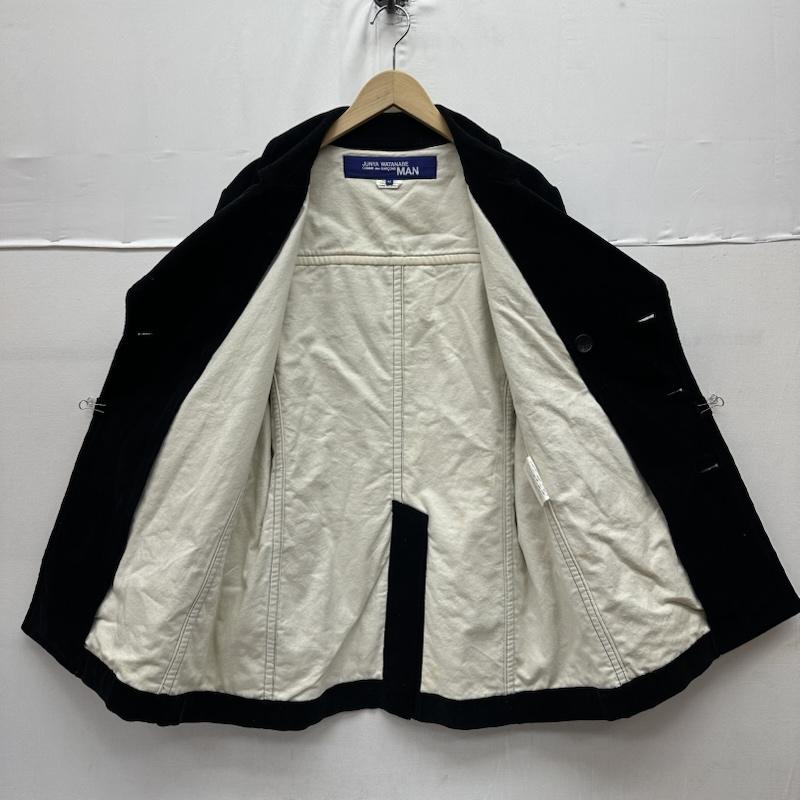 ジュンヤワタナベコムデギャルソンマン JUNYA WATANABE COMME des GARCONS MAN コート ピーコート 02AW コーデュロイ ピーコート YG-C030 M 黒 / ブラック / black メンズ USED 古着 中古 50160309