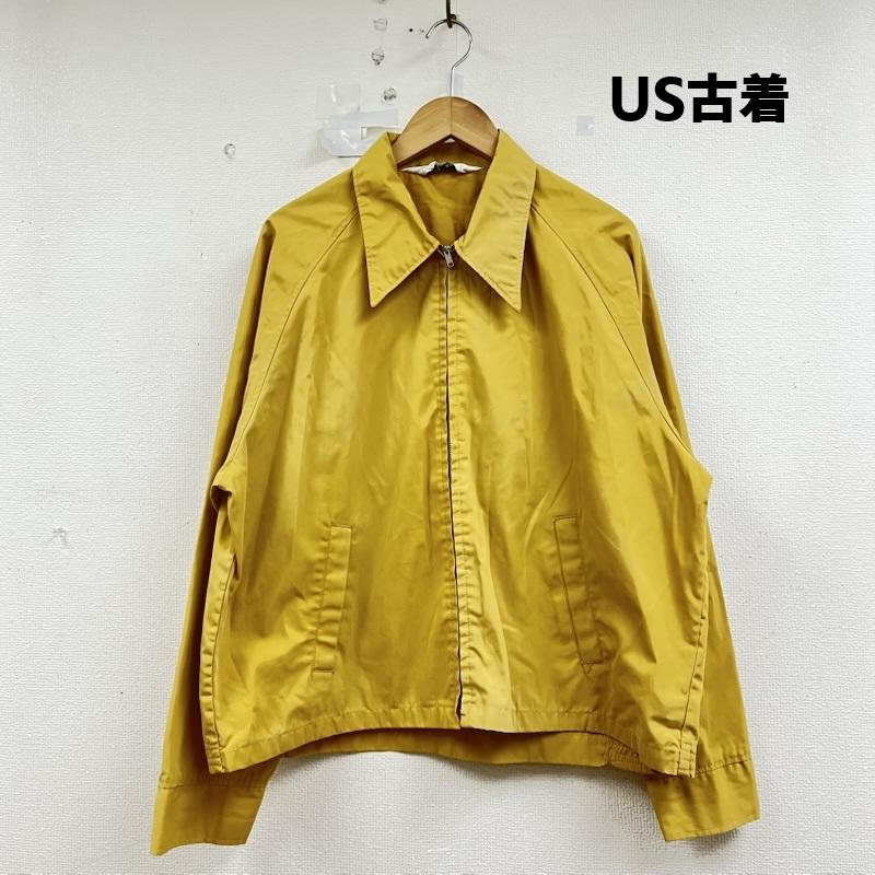ＵＳフルギ US古着 ジャケット、上着 ジャケット、ブレザー 70s 80s permanent press スイングトップ 片爪 ジップ XL 無地 黄 / イエロー / yellow メンズ USED 古着 中古 50160322