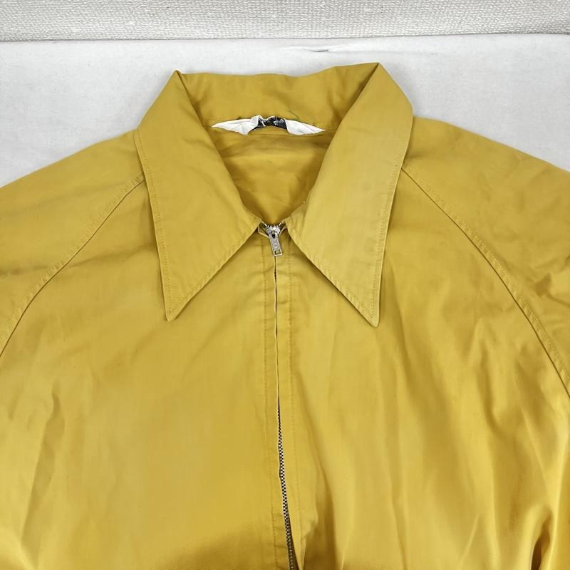 ＵＳフルギ US古着 ジャケット、上着 ジャケット、ブレザー 70s 80s permanent press スイングトップ 片爪 ジップ XL 無地 黄 / イエロー / yellow メンズ USED 古着 中古 50160322