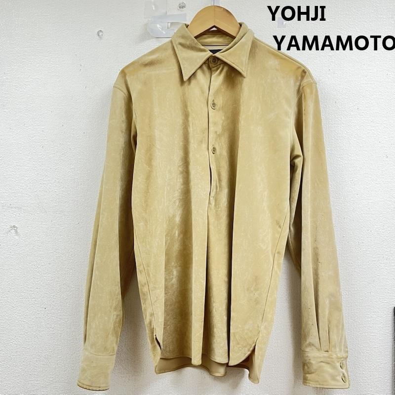 ヨウジヤマモト Yohji Yamamoto シャツ、ブラウス 長袖 A.A,R x862030 D URBAN プルオーバー シャツ M 無地 ベージュ / ベージュ / beige メンズ USED 古着 中古 50160325