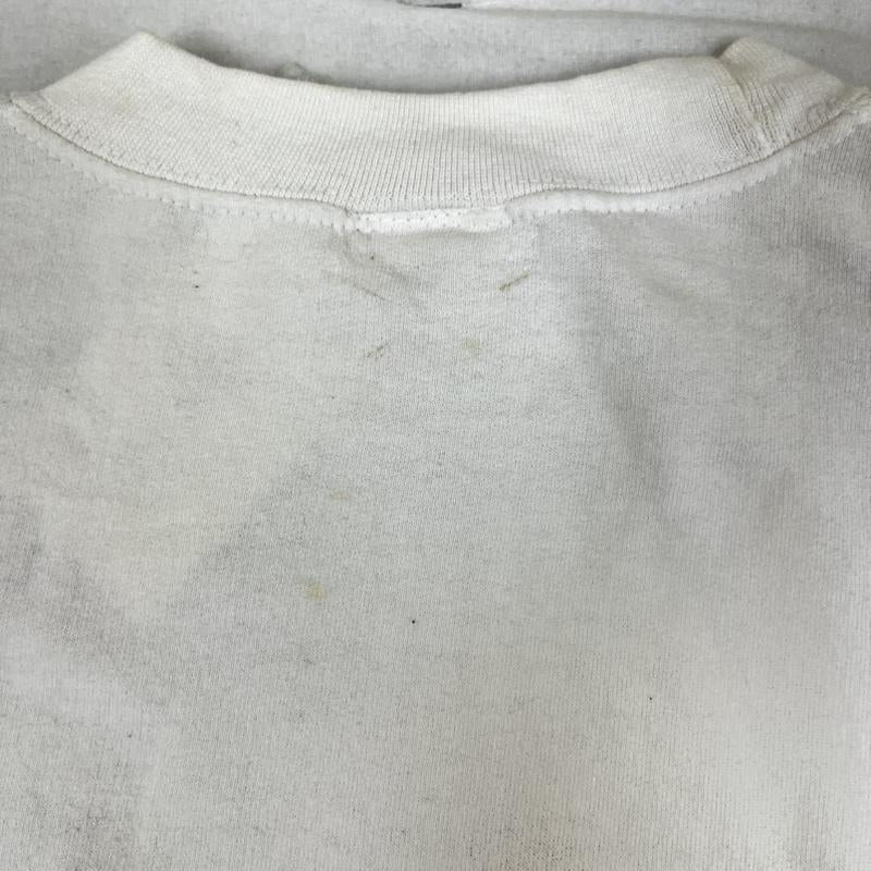 ディズニー Disney トレーナー 長袖 90s Vintage disney store ミッキーマウス スウェット L プリント 白 / ホワイト / white メンズ USED 古着 中古 50160328