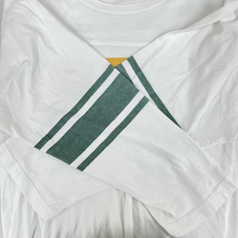 ヒステリックグラマー HYSTERIC GLAMOUR カットソー 七分袖 フットボール Tシャツ 7分袖カットソー プリント プリント 白 / ホワイト / white メンズ USED 古着 中古 50160329