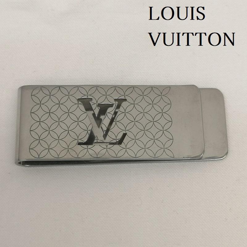 ルイヴィトン LOUIS VUITTON ファッション小物 マネークリップ ビルクリップ シャンゼリゼ M65041 シルバー スティール マネー クリップ - 銀 / シルバー / silver color メンズ USED 古着 中古 50160351