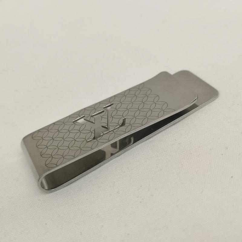 ルイヴィトン LOUIS VUITTON ファッション小物 マネークリップ ビルクリップ シャンゼリゼ M65041 シルバー スティール マネー クリップ - 銀 / シルバー / silver color メンズ USED 古着 中古 50160351
