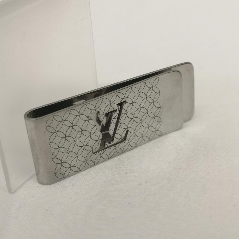 ルイヴィトン LOUIS VUITTON ファッション小物 マネークリップ ビルクリップ シャンゼリゼ M65041 シルバー スティール マネー クリップ - 銀 / シルバー / silver color メンズ USED 古着 中古 50160351