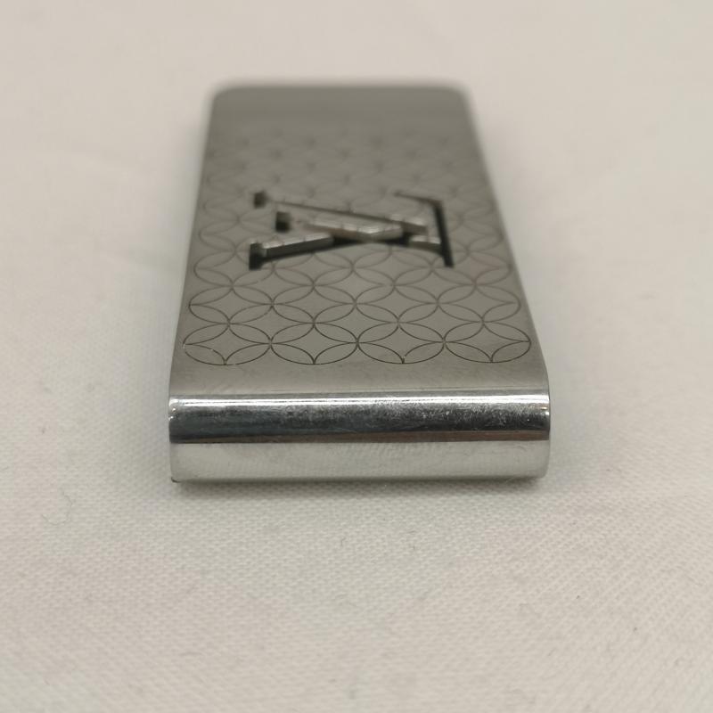 ルイヴィトン LOUIS VUITTON ファッション小物 マネークリップ ビルクリップ シャンゼリゼ M65041 シルバー スティール マネー クリップ - 銀 / シルバー / silver color メンズ USED 古着 中古 50160351