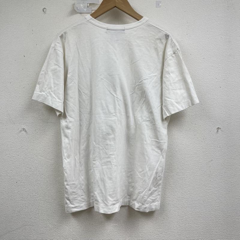 ブラックコムデギャルソン BLACK COMME des GARCONS Tシャツ 半袖 NIKE コラボ 日本製 音符 ロゴ プリント Tシャツ 1S-T101 XL 白 / ホワイト / white メンズ USED 古着 中古 50160356