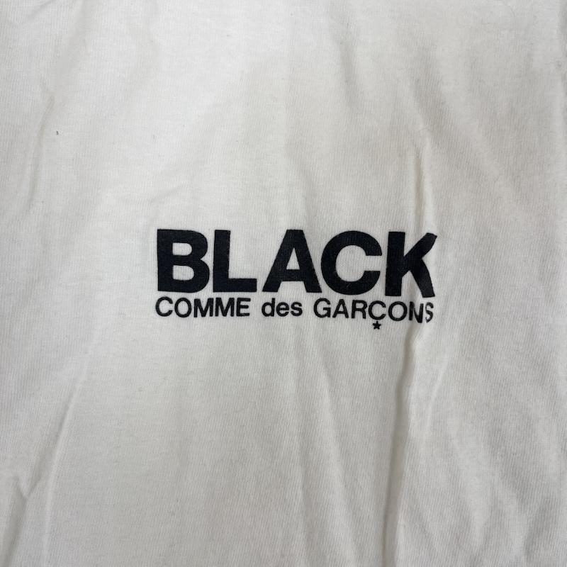 ブラックコムデギャルソン BLACK COMME des GARCONS Tシャツ 半袖 NIKE コラボ 日本製 音符 ロゴ プリント Tシャツ 1S-T101 XL 白 / ホワイト / white メンズ USED 古着 中古 50160356