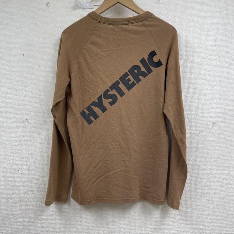 ヒステリック HYSTERIC Tシャツ 長袖 日本製 I DIG YOU コットン 長袖 ロゴ Tシャツ 2cl-6720 FREE 茶 / ブラウン / brown メンズ USED 古着 中古 50160357