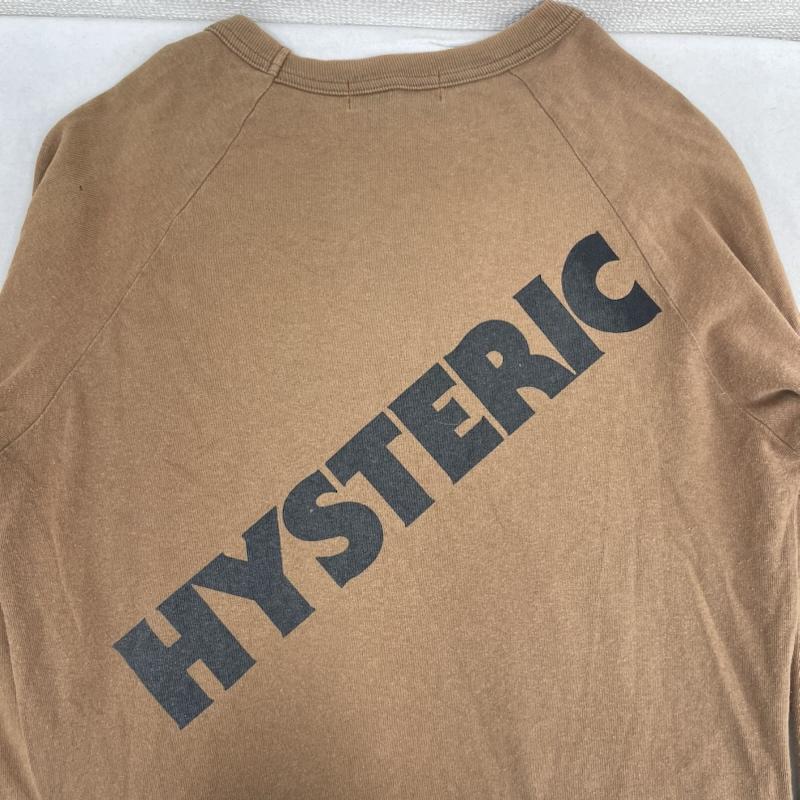 ヒステリック HYSTERIC Tシャツ 長袖 日本製 I DIG YOU コットン 長袖 ロゴ Tシャツ 2cl-6720 FREE 茶 / ブラウン / brown メンズ USED 古着 中古 50160357