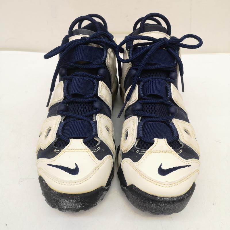 ナイキ NIKE スニーカー スニーカー 観賞用 AIR MORE UPTEMPO ナイキ エアモア アップテンポ 130108-441 25.5cm 紺 / ネイビー / navy メンズ USED 古着 中古 50160367