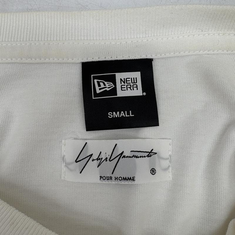 ヨウジヤマモト Yohji Yamamoto Tシャツ 半袖 NEW ERA ニューエラ コラボ 刺繍 コットン Tシャツ HH-T96-073 S 白 / ホワイト / white メンズ USED 古着 中古 50160370