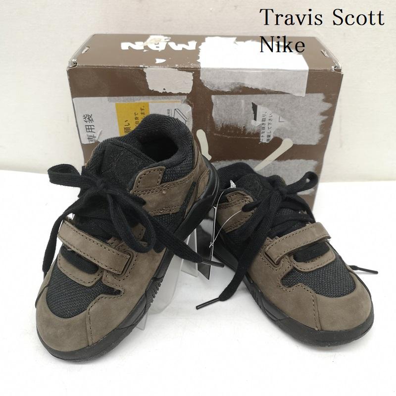 ナイキ NIKE スニーカー スニーカー Travis Scott TD Jordan Jumpman Jack TR CJ1 T-Rexx FJ2852-204 14.5cm 茶 / ブラウン / brown ボーイズ USED 古着 中古 50160371