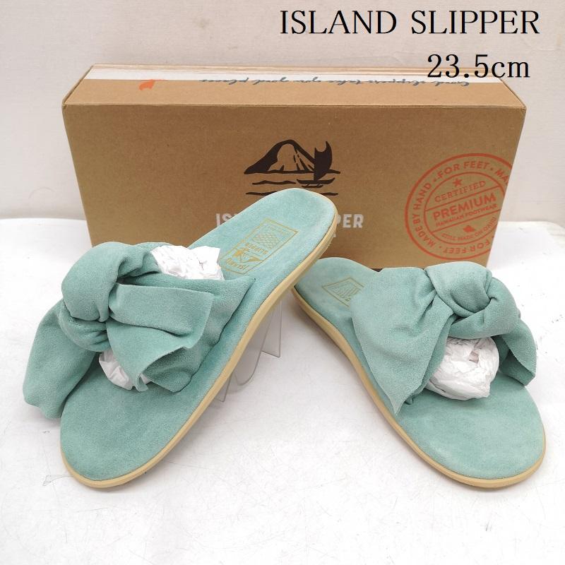 アイランドスリッパ ISLAND SLIPPER サンダル サンダル HAWELE リボン フラット サンダル 23.5cm レディース USED 古着 中古 50160374