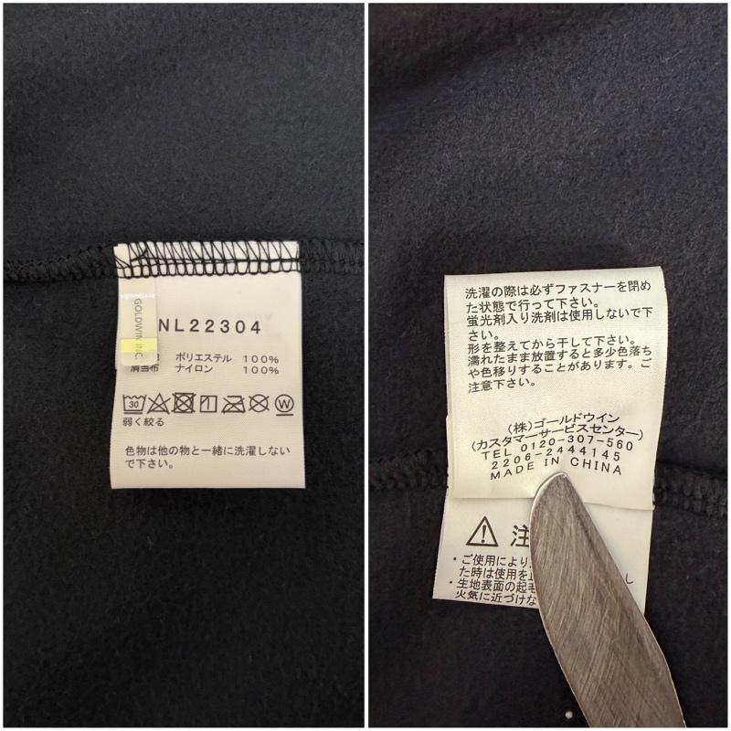 ザノースフェイス THE NORTH FACE ジャケット、上着 ジャンパー、ブルゾン フリース ジャケット マウンテンバーサマイクロジャケット NL22304 L 無地 X ロゴ、文字 黒 / ブラック / black メンズ USED 古着 中古 50160383