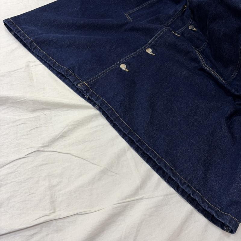 古着 USED ジャケット、上着 ジャンパー、ブルゾン FOLL フォル コクーンデニムジャケット ユニセックス ビッグシルエット 21011684000530 インディゴ 3 無地 紺 / ネイビー / navy メンズ USED 古着 中古 50160384