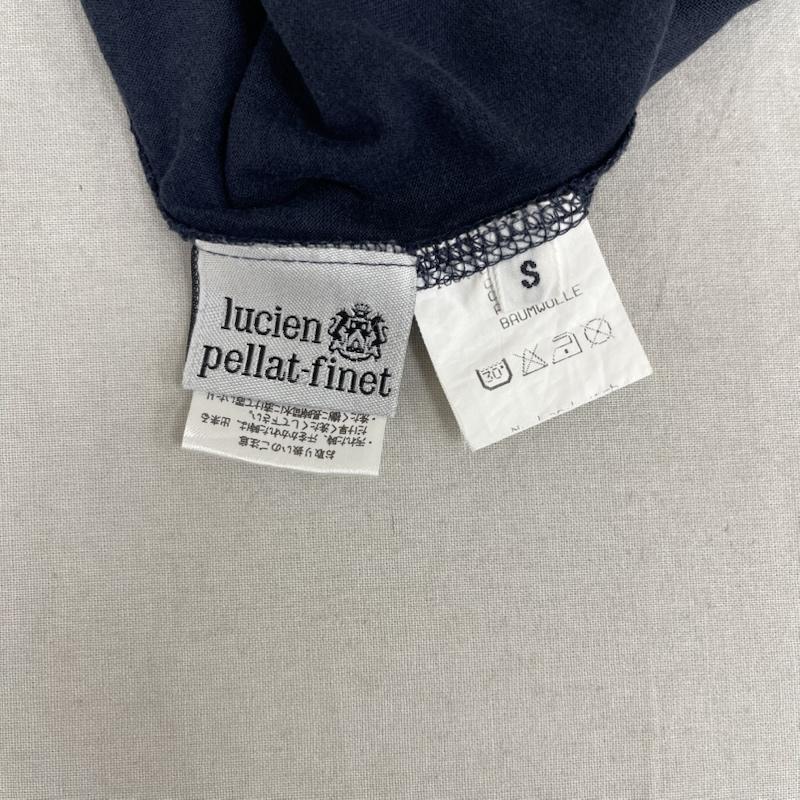 ルシアンペラフィネ Lucien Pellat-Finet Tシャツ 半袖 スカル ドクロ フロント プリント カットオフ Tシャツ S 紺 / ネイビー / navy メンズ USED 古着 中古 50160387