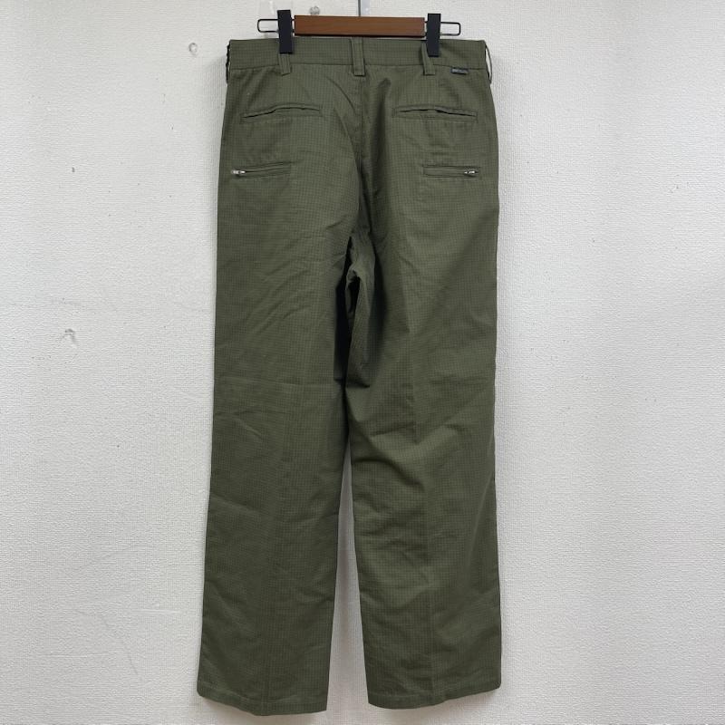 ステューシー STUSSY パンツ ワークパンツ、ペインターパンツ 紺タグ Check Big Ol Jeans ミリタリー コットン ワーク パンツ 31インチ オリーブグリーン / オリーブグリーン / メンズ USED 古着 中古 50160389