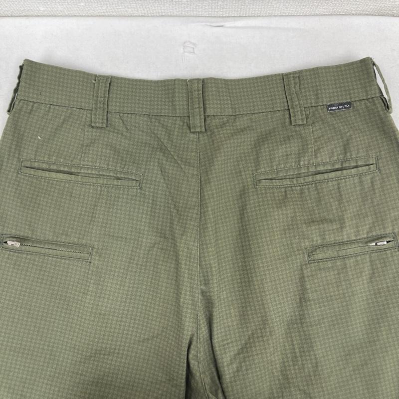 ステューシー STUSSY パンツ ワークパンツ、ペインターパンツ 紺タグ Check Big Ol Jeans ミリタリー コットン ワーク パンツ 31インチ オリーブグリーン / オリーブグリーン / メンズ USED 古着 中古 50160389
