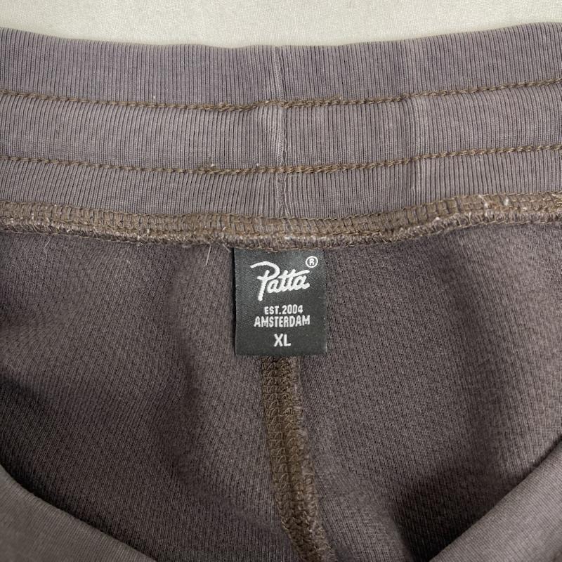 パタ Patta パンツ ワークパンツ、ペインターパンツ サーマル 生地 ロゴ刺繍 コットン スウェット ジョガー パンツ XL 茶 / ブラウン / brown メンズ USED 古着 中古 50160391