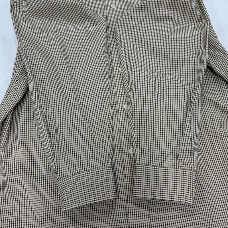 ラルフローレン RALPHLAUREN シャツ、ブラウス 長袖 90s ボタンダウン 長袖 チェック シャツ ポニー刺繡 BLAKE vintage ヴィンテージ LL チェック X ワンポイント X ロゴ、文字 X 刺繍 ベージュ / ベージュ / beige X 黒 / ブラック / black メンズ USED 古着 中古 50160400