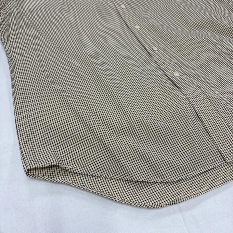 ラルフローレン RALPHLAUREN シャツ、ブラウス 長袖 90s ボタンダウン 長袖 チェック シャツ ポニー刺繡 BLAKE vintage ヴィンテージ LL チェック X ワンポイント X ロゴ、文字 X 刺繍 ベージュ / ベージュ / beige X 黒 / ブラック / black メンズ USED 古着 中古 50160400