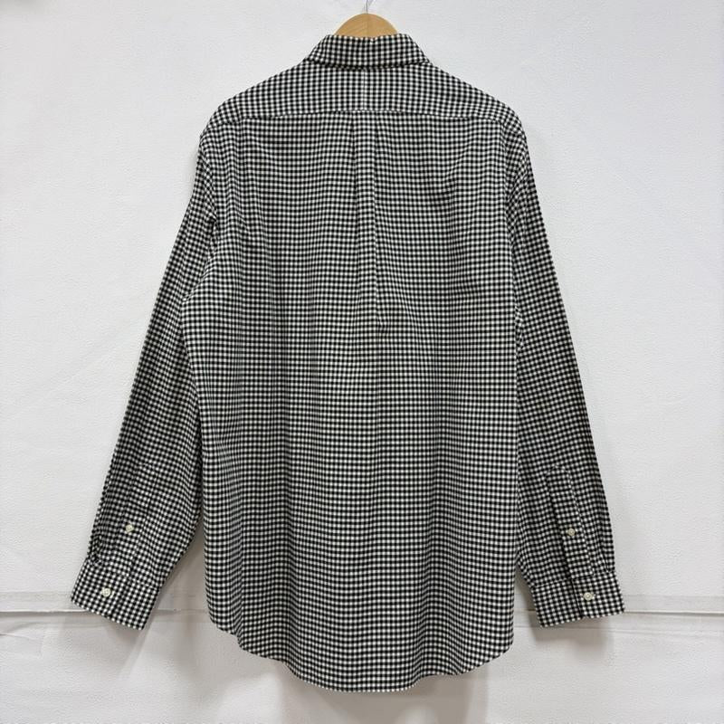 ラルフローレン RALPHLAUREN シャツ、ブラウス 長袖 ボタンダウン 長袖 ギンガムチェック シャツ ポニー刺繡 L チェック X ワンポイント X ロゴ、文字 X 刺繍 黒 / ブラック / black X 白 / ホワイト / white メンズ USED 古着 中古 50160406