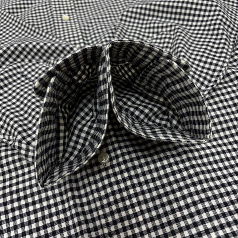 ラルフローレン RALPHLAUREN シャツ、ブラウス 長袖 ボタンダウン 長袖 ギンガムチェック シャツ ポニー刺繡 L チェック X ワンポイント X ロゴ、文字 X 刺繍 黒 / ブラック / black X 白 / ホワイト / white メンズ USED 古着 中古 50160406