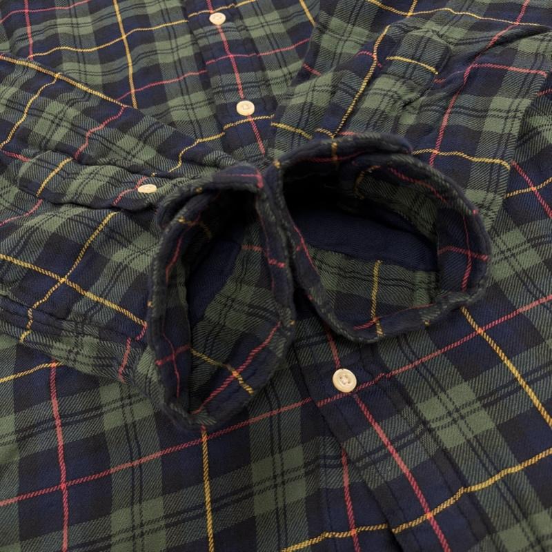 ポロラルフローレン POLO RALPH LAUREN シャツ、ブラウス 長袖 ボタンダウン クラシックフィット 長袖 tタータンチェックシャツ ポニー刺繡 ネルシャツ L チェック X ワンポイント X ロゴ、文字 X 刺繍 緑 / グリーン / green X 紺 / ネイビー / navy メンズ USED 古着 中古 50160407