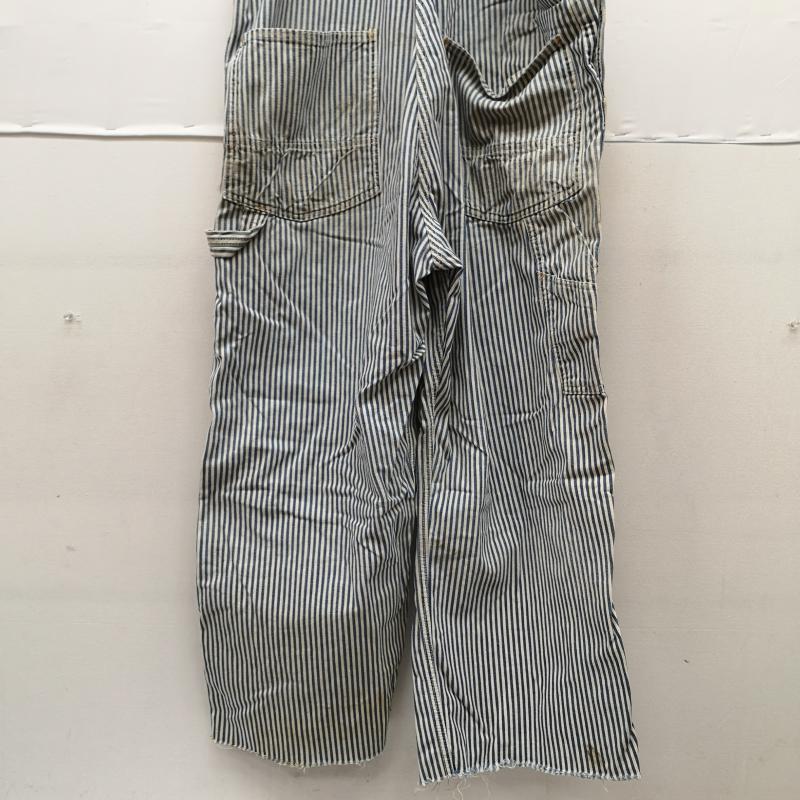 ヴィンテージ VINTAGE サロペット・オーバーオール サロペット、オーバーオール 50s CAN T BUST EM オーバーオール ヒッコリー ストライプ 白 / ホワイト / white X インディゴ / インディゴ / Indigo メンズ USED 古着 中古 50160430